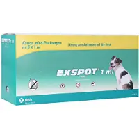 Intervet Deutschland GmbH Exspot Lösung Hunde 6X1 ml