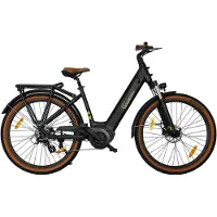Sachsenrad E-SUV ATB All Terrain E-Bikes C5 Centro mit Diebstahlsicherung, 27,5 Zoll CityBike Mittelmotor mit tiefem Einstieg, StVZO