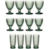Villeroy & Boch Gläser-Set "Wein- & Longdrinkgläser Boston Coloured 12er Set" Spülmaschinenfest