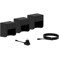 Signify LED Wandleuchte Gardenlink Starter-Set in Schwarz 3x 1,5W 360lm IP44