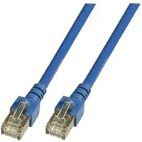 EFB Elektronik RJ45 Patchkabel Cat.5e SF/UTP PVC CCA blau 25m Hersteller: (K5459.25)