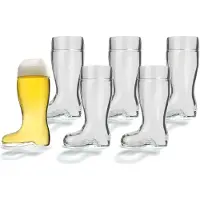 Stölzle Bierglas "Biergläser Stiefel 250 ml 6er Set transparent"