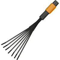 Fiskars Quikfit Flower Rake Silber