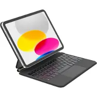 Belkin BBZ002de-V3, QWERTZ, Deutsch, Touchpad, Apple, iPad 10.9" (10 Gen), Schwarz