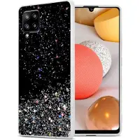 Cadorabo TPU Hülle für Samsung Galaxy A42 5G / M42 5G mit Glitzer