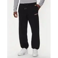 GUESS Jeans Jogginghose M4YB18 K9V31 Schwarz Regular Fit