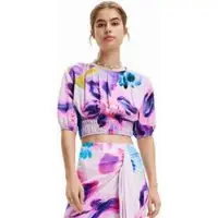 Desigual Bluse MONSIEUR CHRISTIAN LACROIX Rina 23SWBW15 Violett Regular Fit