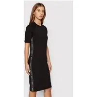 DKNY Sport Kleid für den Alltag DP1D4250 Schwarz Regular Fit