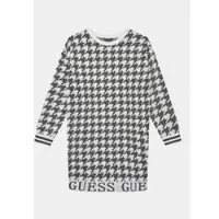 GUESS Strickkleid J3BK04 Z3AH0 Weiß Regular Fit