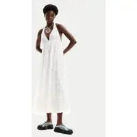 Desigual Sommerkleid Toronto 24SWVK46 Weiß Regular Fit