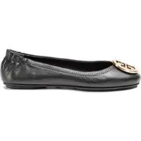 Tory Burch Ballerinas Minnie Travel Ballet With Metal Logo 50393 Schwarz 35