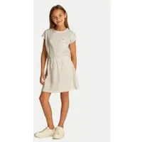 Calvin Klein Jeans Kleid für den Alltag IG0IG02929 Beige Regular Fit