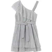 Mayoral Elegantes Kleid 6977 Grau Regular Fit