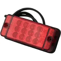 Wasa WAS Arbeits- und Nebelscheinwerfer 108x48x23mm 0,5m DC LED 12-24 700KR+KP0.5M+DC