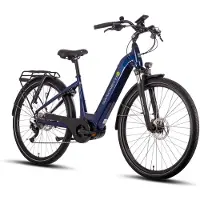 SAXONETTE Quantum Sport Wave 10 Gang Bafang Mittelmotor Nightblue glanz