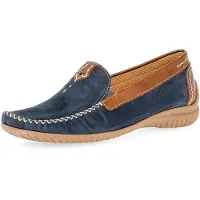 Gabor 86.090 Damenschuhe - bequeme Slipper - Halbschuhe blau Freizeit NEU