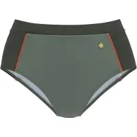 LASCANA Highwaist-Bikini-Hose 'Yuna' grün Gr. 38. Nachhaltig.