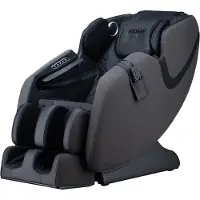 HOME DELUXE Massagesessel MARINO mit Premium Webstoffpolsterung Anthrazit - 135,4 x 73,5 x 103 cm | 6 Massageprogramme, mit Textilpolsterung, Zero-Gravity