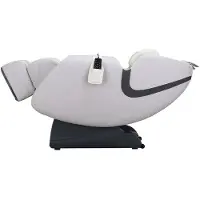 HOME DELUXE Massagesessel MARINO mit Premium Webstoffpolsterung Hellgrau - 135,4 x 73,5 x 103 cm | 6 Massageprogramme, mit Textilpolsterung, Zero-Gravity
