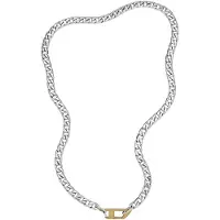 Diesel Steel Silberfarbene Kette DX1343040 (Länge: 60.00 cm)