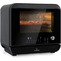 Klarstein 18 L Heißluftfritteuse, Airfryer mit Dampf- und Trocknungsfunktion, Schnelle Heissluftfriteuse XXL, Timer, 10 Programme, Air Fryer zum Luftfritieren, 2450W Fritteuse Heissluft ohne Fett