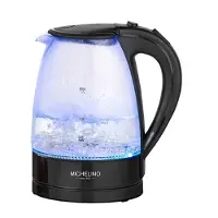 Michelino Wasserkocher Glas 1,7 Liter – mit LED-Beleuchtung und modernen Funktionen
