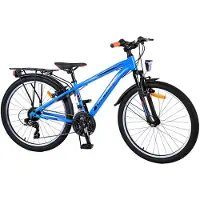 Volare Cross Kinderfahrrad - Jungen - 24 Zoll - Blau - 18-Gang - Zweihandbremsen 170720230453