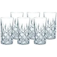Nachtmann Longdrinkglas "Longdrinkgläser Noblesse 375 ml 6er Set transparent"