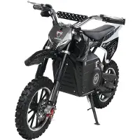 Actionbikes Motors Kinder Crossbike Viper | Elektro Motorrad - 1000 Watt - Bis 24 km/h - Motorcrossbike - Pocketbike - Dirt Bike - Drosselbar (SW)