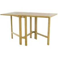 VCM Klapptisch | Maße ca. 135x65x75 cm | Balkontisch | Gartentisch | hochwertig Teak Holz