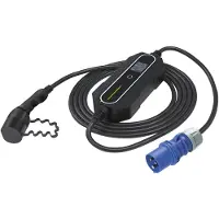 EM2GO Portabler AC Charger 1.4kW 6A fixiert , CEE Blau ideal für Camping !