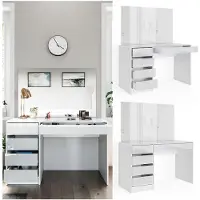 Vicco Schminktisch Sherry Weiß 120 cm, Model 33950