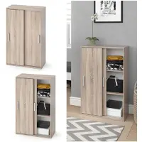 Vicco Kleiderschrank Falk Sonoma 68 x 108.5 cm, Model 30289
