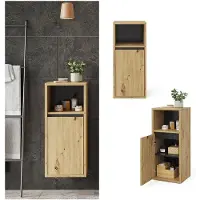 Vicco Midischrank Viola Artisan-Eiche 38 x 80 cm, Model 39540