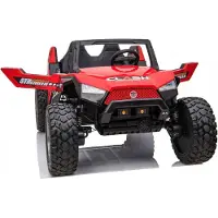 Es-toys Kinderfahrzeug - Elektro Auto "Buggy 928" - 2x 12V7A Akku,4x75W Motoren- 2,4Ghz, Allrad+2 Sitzer+Ledersitz+EVA
