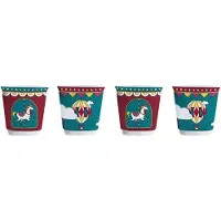 Bialetti Set de Becher de Kaffee Winter Wonderland Türkis Porzellan 90 ml 4 Stück - Marke: - EAN: 8006363075152