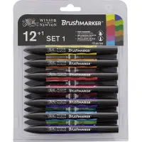 Promarker Brush Vibrant Tones 12er-Set + Blender