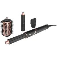 Shark FlexStyle HD424EU, Multistyler, Warm, Tasten, Alle Haare, Schwarz, Roségold, 2,44 m