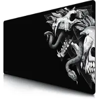 Titanwolf Gaming Mauspad, XXXL Speed Mousepad 1200 x 600 mm, Geschwindigkeit & Präzision, Wolf Skull