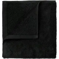 Blomus Gästehandtuch Riva Schwarz (4-teilig)