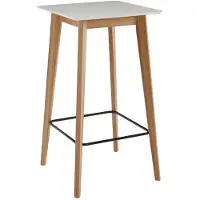 KADIMA DESIGN BARTISCH – Skandinavisch, Eichenbeine, quadratisch, 50 kg Belastbarkeit