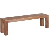 KADIMA DESIGN Sitzbank Landhaus-Stil: Massivholz, Akazie/Sheesham, 120/140/160/180x45 cm, 200/250 kg Belastung, handgefertigt.