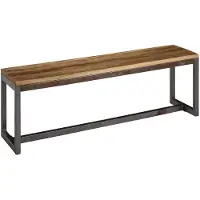 KADIMA DESIGN SITZBANK – Mango Massivholz/Metall, Vintage