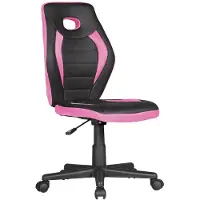 KADIMA DESIGN Jugenddrehstuhl Ergonomisch | Hohe Rückenlehne, Mesh, bis 60kg in Rosa | Gr.: onesize