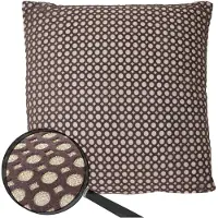 MCW Zierkissen Gold, Sofakissen Deko-Kissen mit Füllung, braun Glanz-Effekt 40x40cm