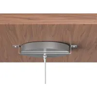 Kalb Material für Möbel kalb | 12VDC QI Unterbau und Einbau Ladegerät grau Ladedistanz 3 - 18 mm Smart Wireless