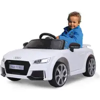 Jamara Ride-On Audi TT RS weiß 12V; 460278