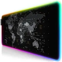 Titanwolf RGB Gaming Mauspad, Mousepad XL 800 x 300mm verbessert Präzision & Geschwindigkeit, Global