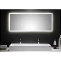 Posseik LED Spiegel 140x60 cm mit Touch Bedienung