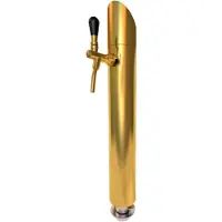 Ich-zapfe Schanksäule, Bierzapfsäule - Modell Tower, TIN-goldfarben, 1-leitig